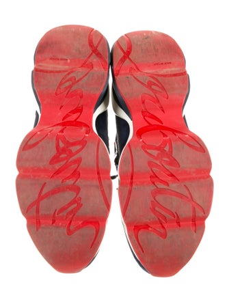 Christian Louboutin Spike Accents Neoprene Athletic Sneakers