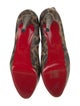 Christian Louboutin Leather Animal Print Boots