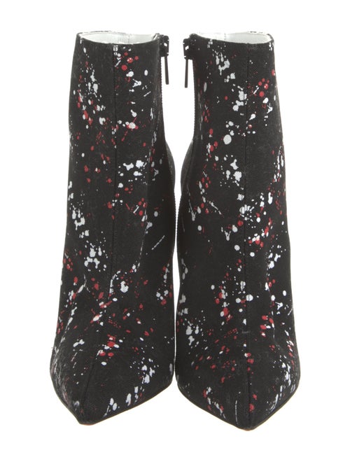 Christian Louboutin Canvas Printed Boots
