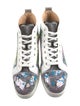 Christian Louboutin Rockstud Spike Printed Sneakers