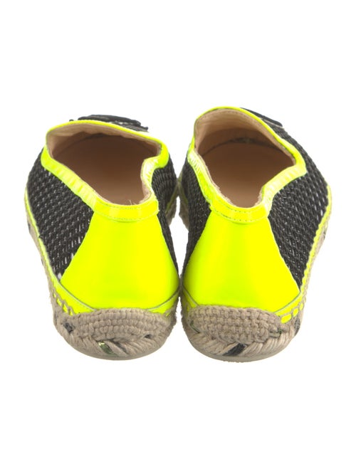 Christian Louboutin Printed Embroidered Accent Espadrilles