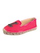 Christian Louboutin Printed Glitter Accents Espadrilles