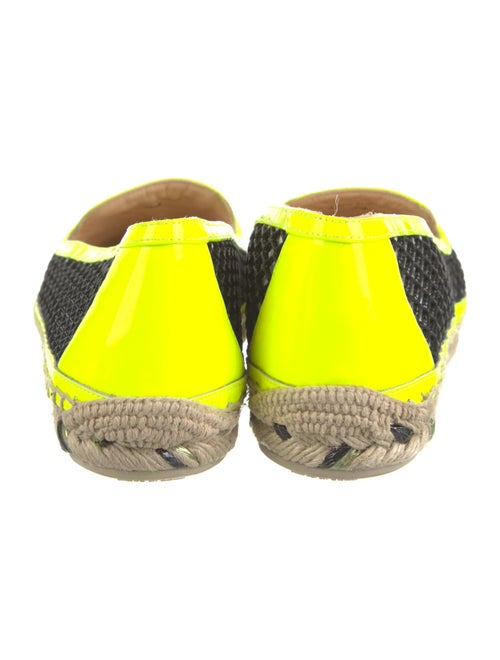 Christian Louboutin Printed Glitter Accents Espadrilles