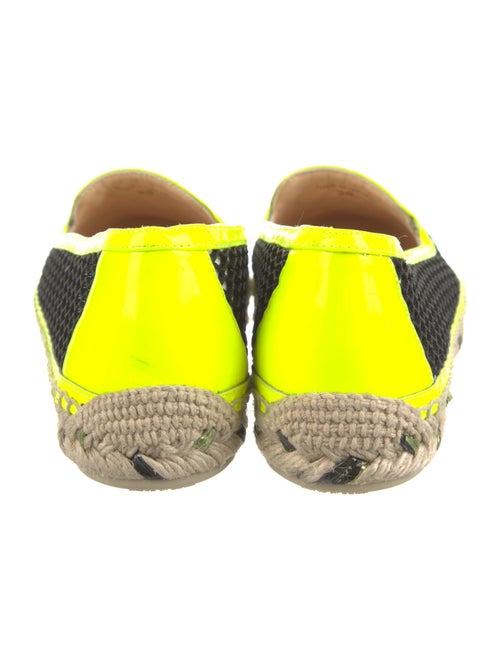 Christian Louboutin Printed Glitter Accents Espadrilles