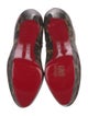 Christian Louboutin Leather Animal Print Boots