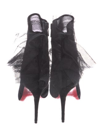 Christian Louboutin Ruffle Embellishment Boots