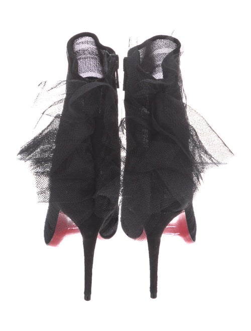 Christian Louboutin Ruffle Embellishment Boots