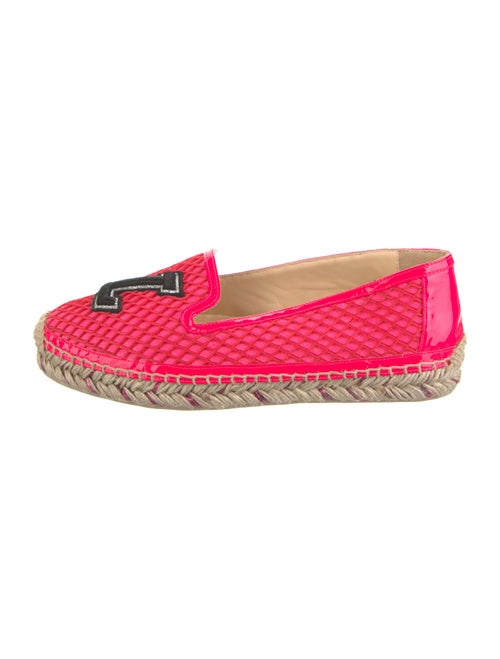 Christian Louboutin Embroidered Accent Espadrilles