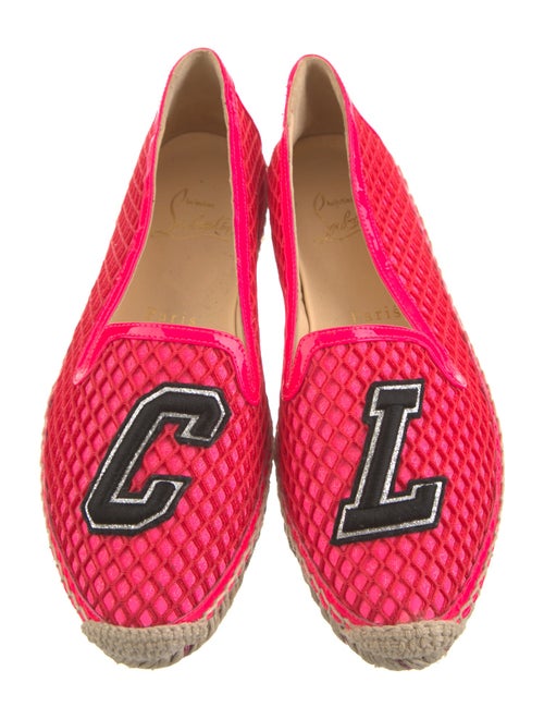 Christian Louboutin Embroidered Accent Espadrilles