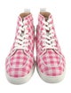 Christian Louboutin Plaid Print Sneakers
