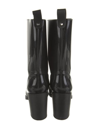 Christian Louboutin Rubber Studded Accents Rain Boots