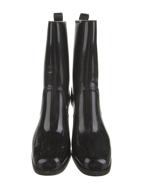 Christian Louboutin Rubber Studded Accents Rain Boots