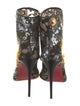 Christian Louboutin Sequins Patterned Boots