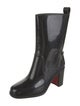 Christian Louboutin Rubber Studded Accents Rain Boots