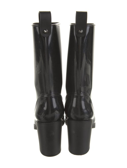 Christian Louboutin Rubber Studded Accents Rain Boots