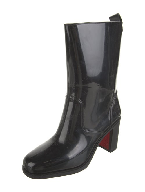 Christian Louboutin Rubber Studded Accents Rain Boots