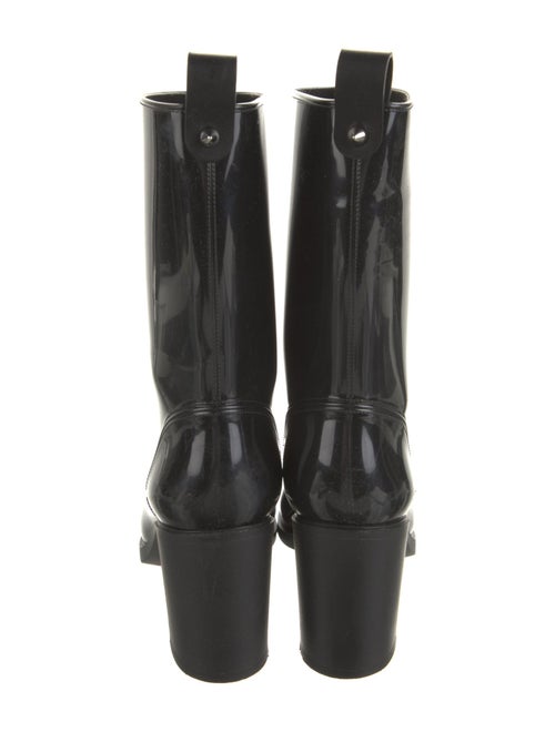 Christian Louboutin Rubber Studded Accents Rain Boots