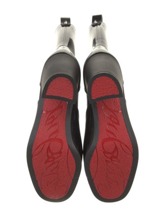 Christian Louboutin Rubber Studded Accents Rain Boots