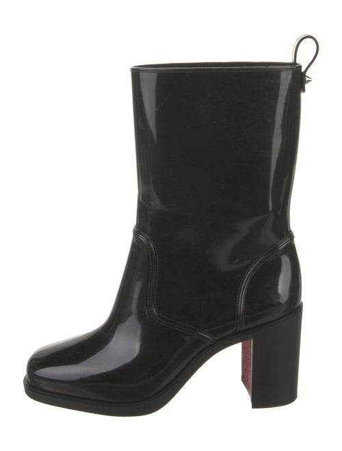 Christian Louboutin Rockstud Spike Rubber Rain Boots