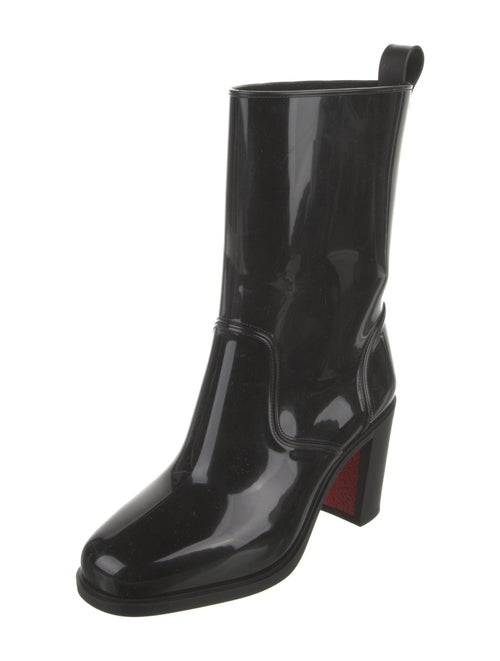 Christian Louboutin Rockstud Spike Rubber Rain Boots