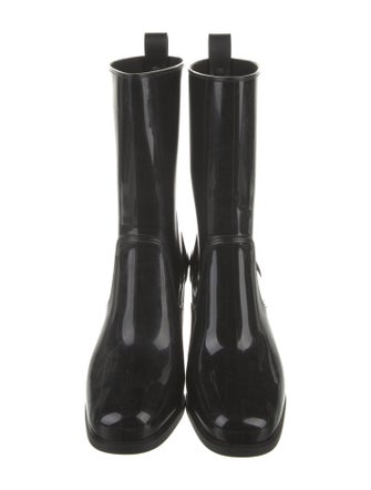 Christian Louboutin Rockstud Spike Rubber Rain Boots