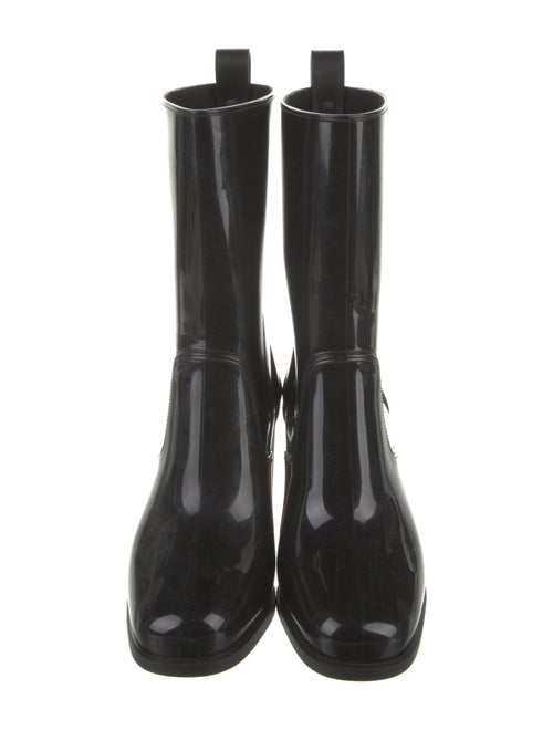 Christian Louboutin Rockstud Spike Rubber Rain Boots