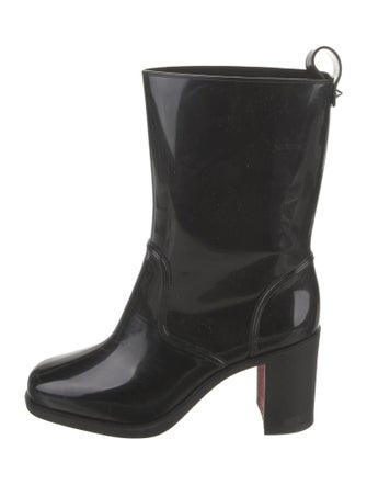 Christian Louboutin Rockstud Spike Rubber Rain Boots