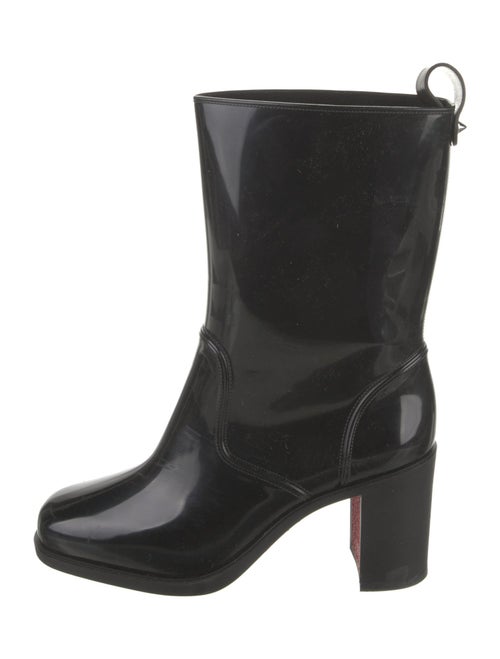 Christian Louboutin Rockstud Spike Rubber Rain Boots