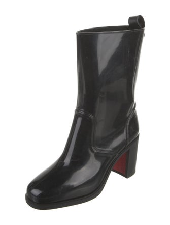 Christian Louboutin Rockstud Spike Rubber Rain Boots