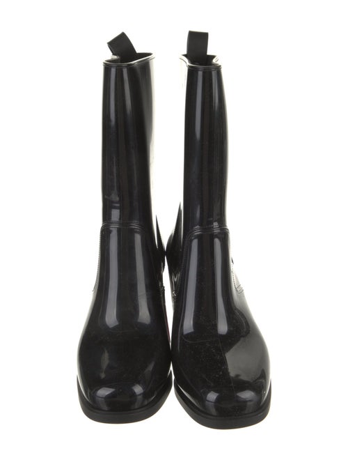Christian Louboutin Rubber Studded Accents Rain Boots
