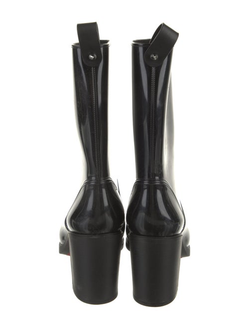Christian Louboutin Rubber Studded Accents Rain Boots