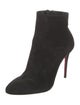 Christian Louboutin Suede Sock Boots