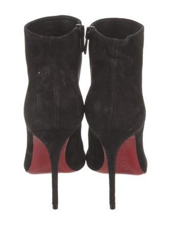 Christian Louboutin Suede Sock Boots
