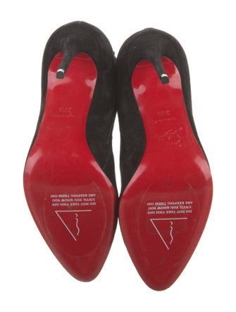 Christian Louboutin Suede Sock Boots