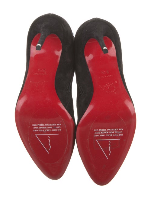 Christian Louboutin Suede Sock Boots