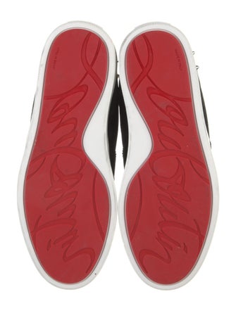 Christian Louboutin Suede Printed Sneakers