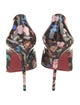 Christian Louboutin Patent Leather Printed D'Orsay Pumps