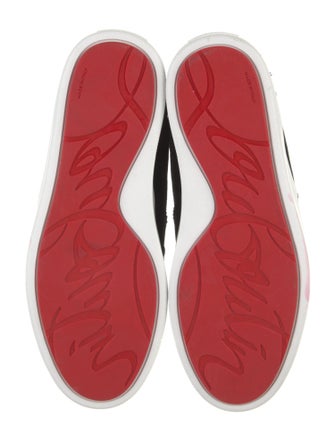 Christian Louboutin Suede Printed Sneakers