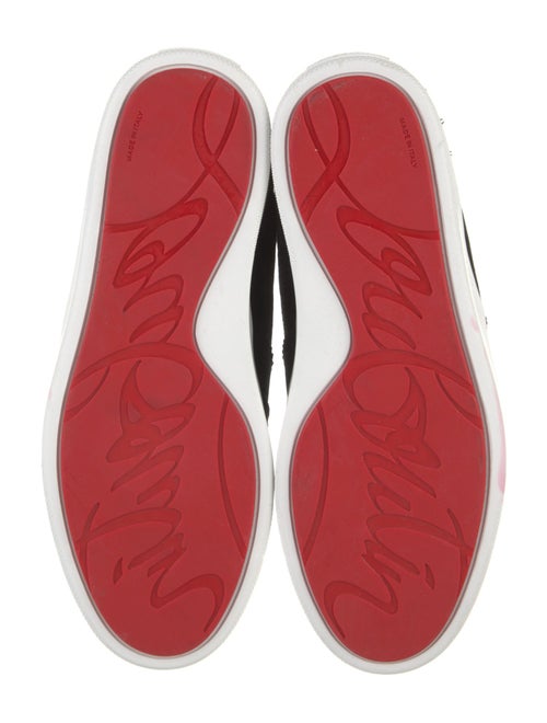Christian Louboutin Suede Printed Sneakers