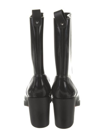 Christian Louboutin Rubber Printed Rain Boots