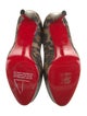 Christian Louboutin Leather Animal Print Boots
