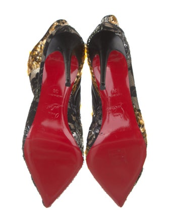 Christian Louboutin Patterned Sequin Embellishments Boots