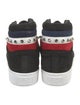 Christian Louboutin Rockstud Spike Suede Sneakers