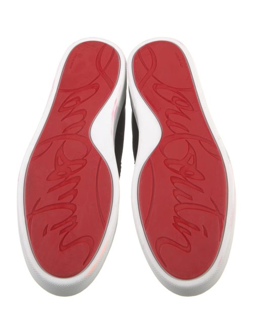 Christian Louboutin Rockstud Spike Suede Sneakers