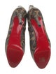 Christian Louboutin Leather Animal Print Boots