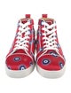 Christian Louboutin Satin Printed Sneakers