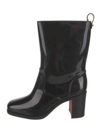 Christian Louboutin Rockstud Spike Rubber Rain Boots