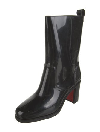 Christian Louboutin Rockstud Spike Rubber Rain Boots