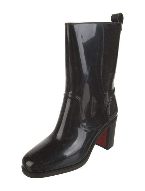 Christian Louboutin Rockstud Spike Rubber Rain Boots