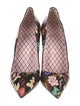 Christian Louboutin Patent Leather Floral Print Pumps
